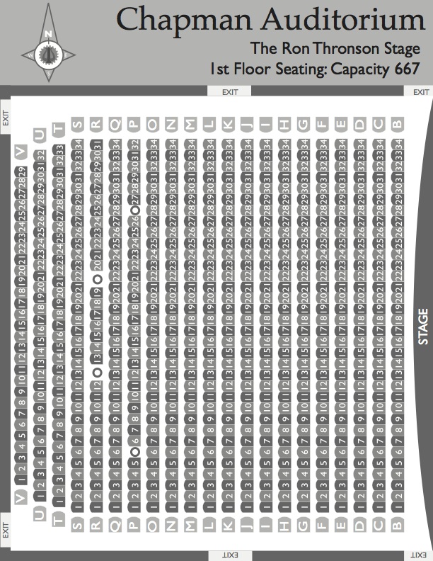Ariel Ximenes | Portfolio :: Chapman Auditorium Seating Chart